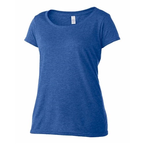 Tultex - Women's Poly-Rich Scoop Neck T-Shirt